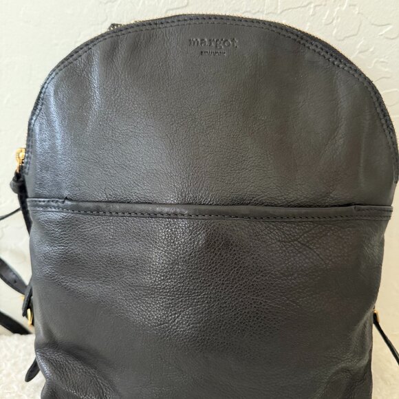 Margot New York Leather "Camille" Backpack BLACK - Picture 2 of 16